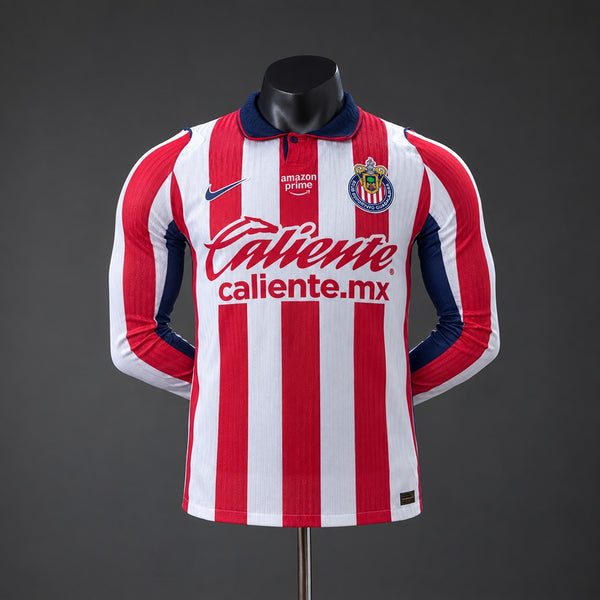 Camisola Chivas Principal 26/27 - Manga Comprida - Versão Jogador