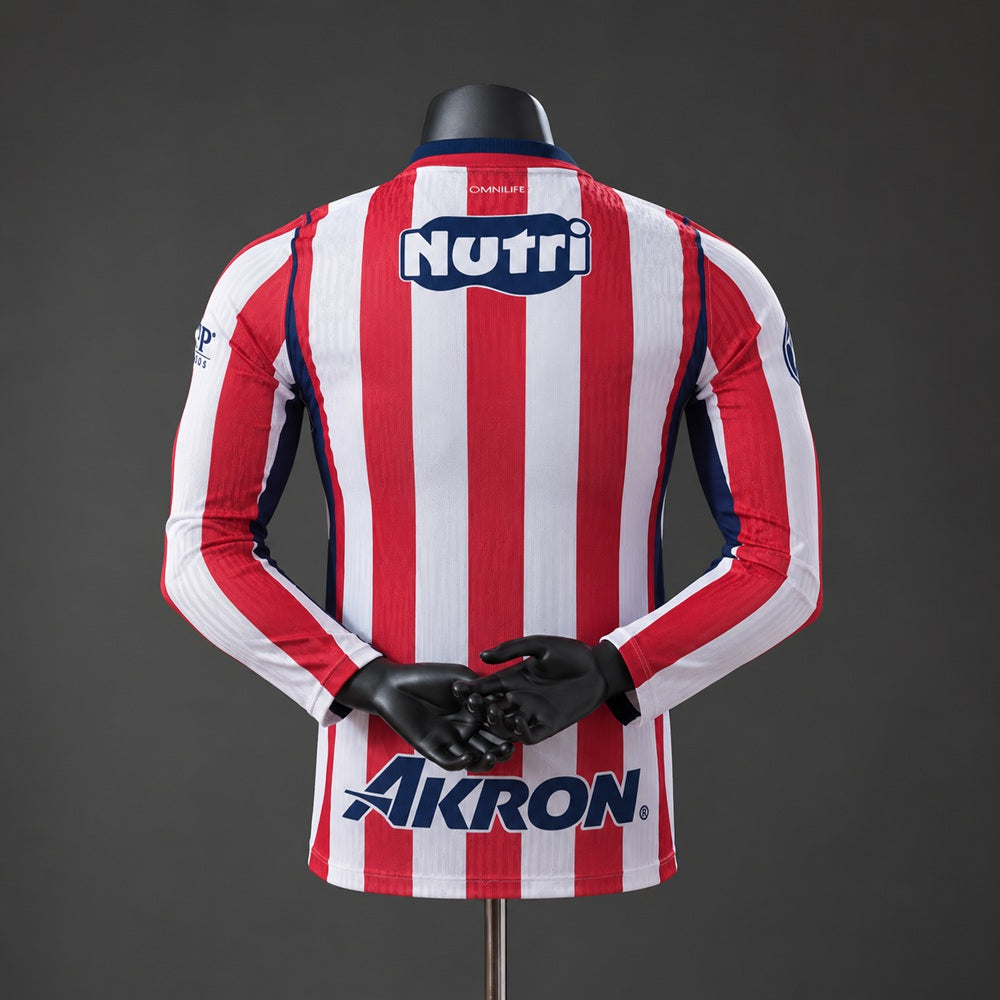 Camisola Chivas Principal 26/27 - Manga Comprida - Versão Jogador