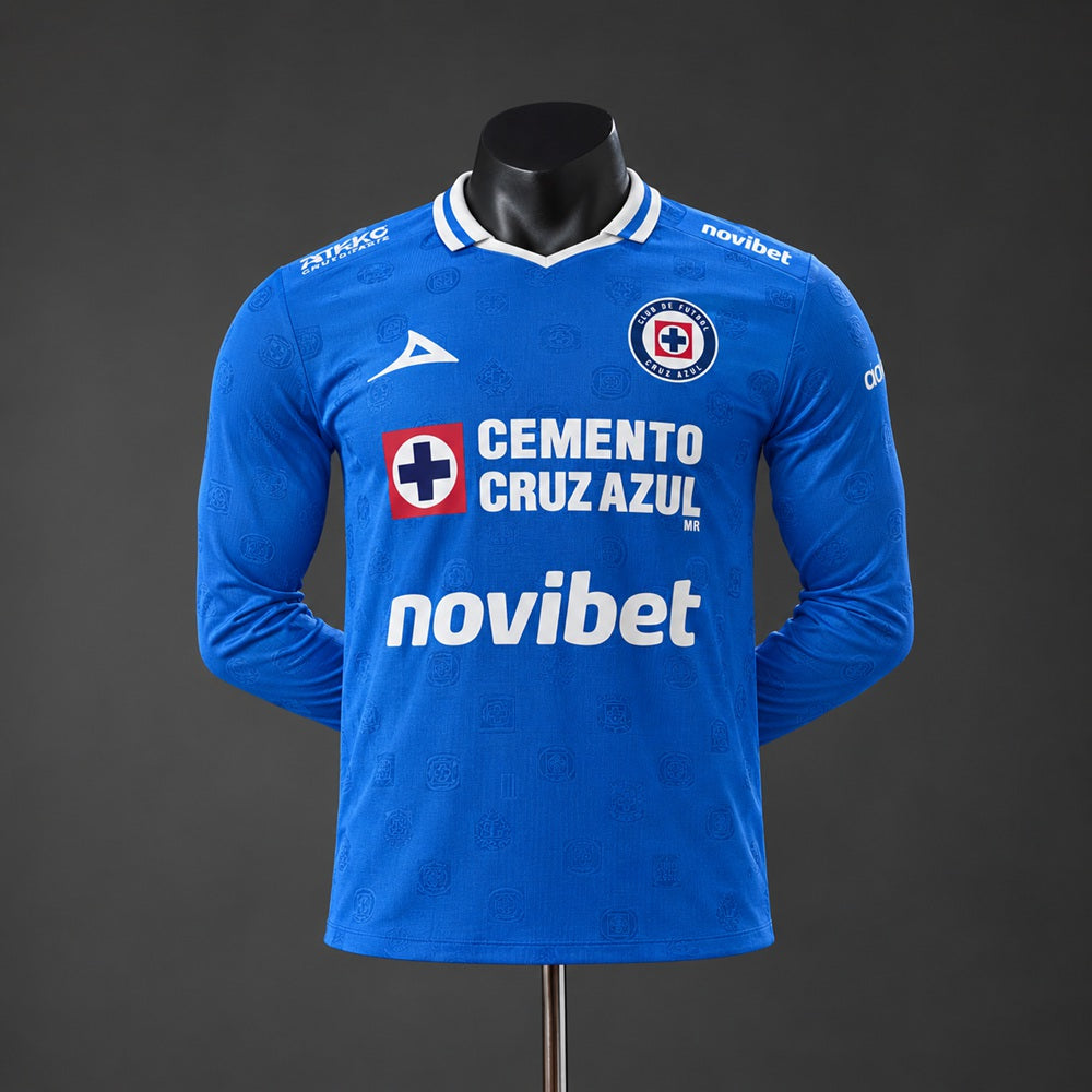 Camisola Cruz Azul Principal 26/27 - Manga Comprida - Versão Jogador