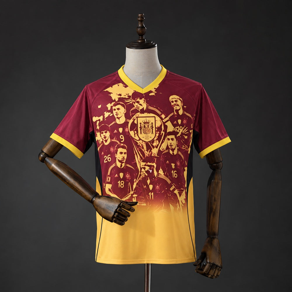Camisola Espanha Principal Edição Especial Campeã 26/27 - Mundial 2026