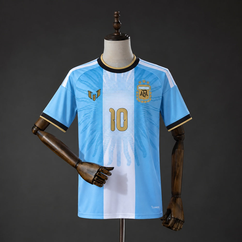 Camisola Argentina Edição Especial com Nome e Número 26/27 - Mundial 2026