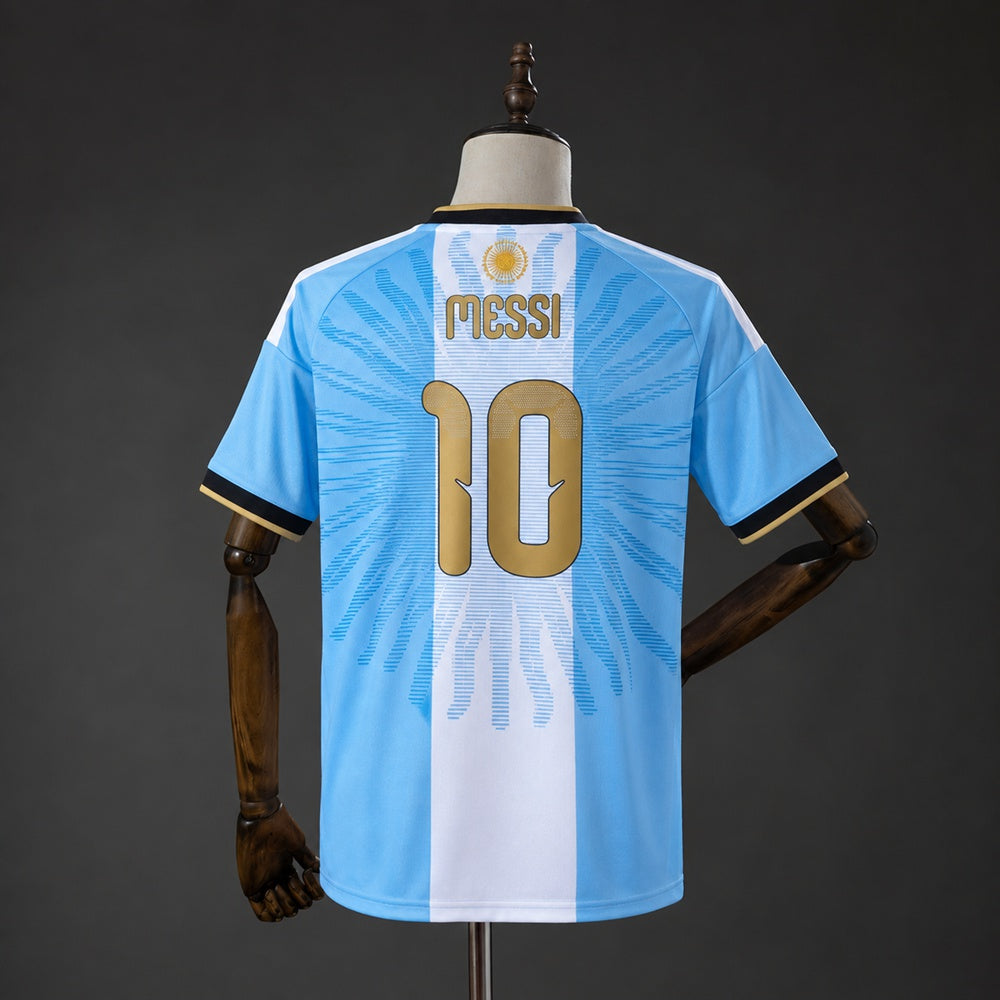 Camisola Argentina Edição Especial com Nome e Número 26/27 - Mundial 2026