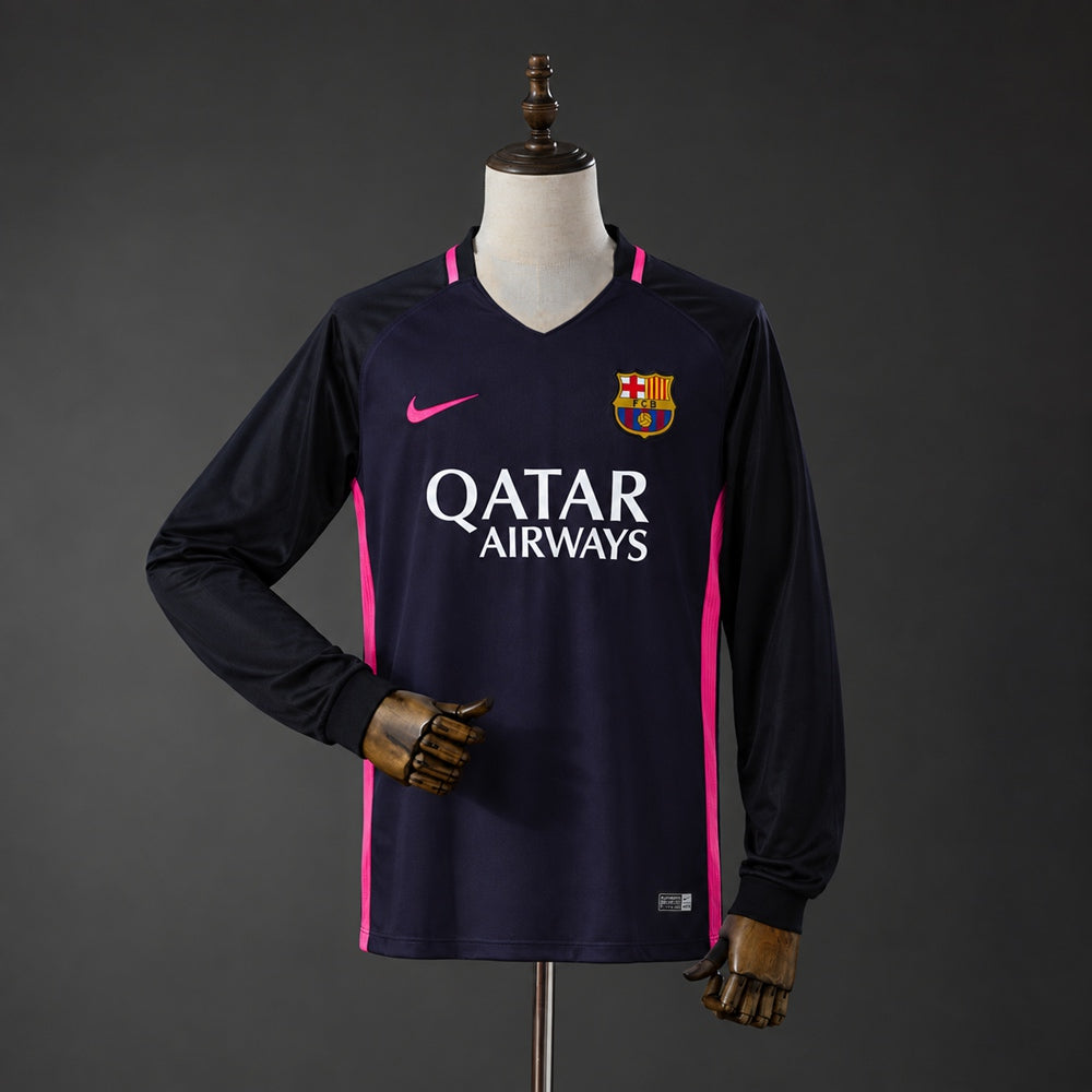 Camisola Barcelona Alternativa 16/17 Retro - Manga Comprida