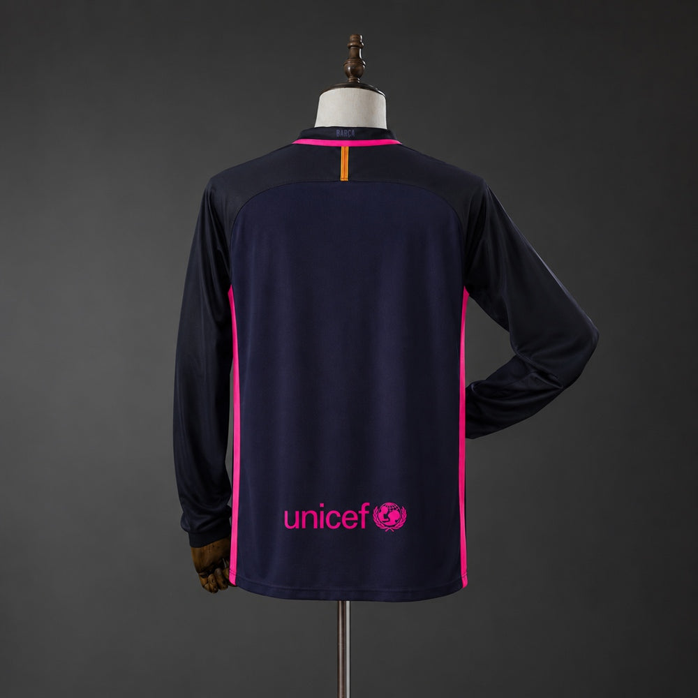 Camisola Barcelona Alternativa 16/17 Retro - Manga Comprida