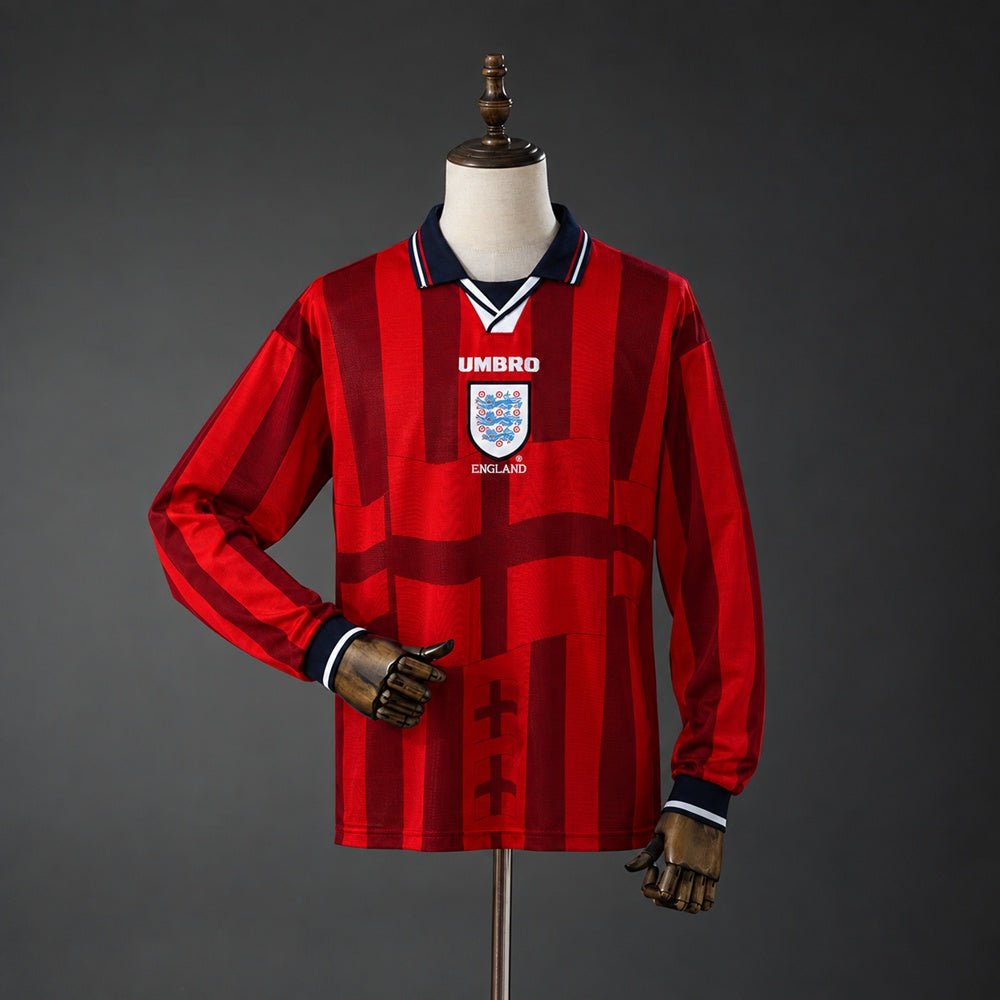 Camisola Inglaterra Alternativa 98/99 Retro - Manga Comprida
