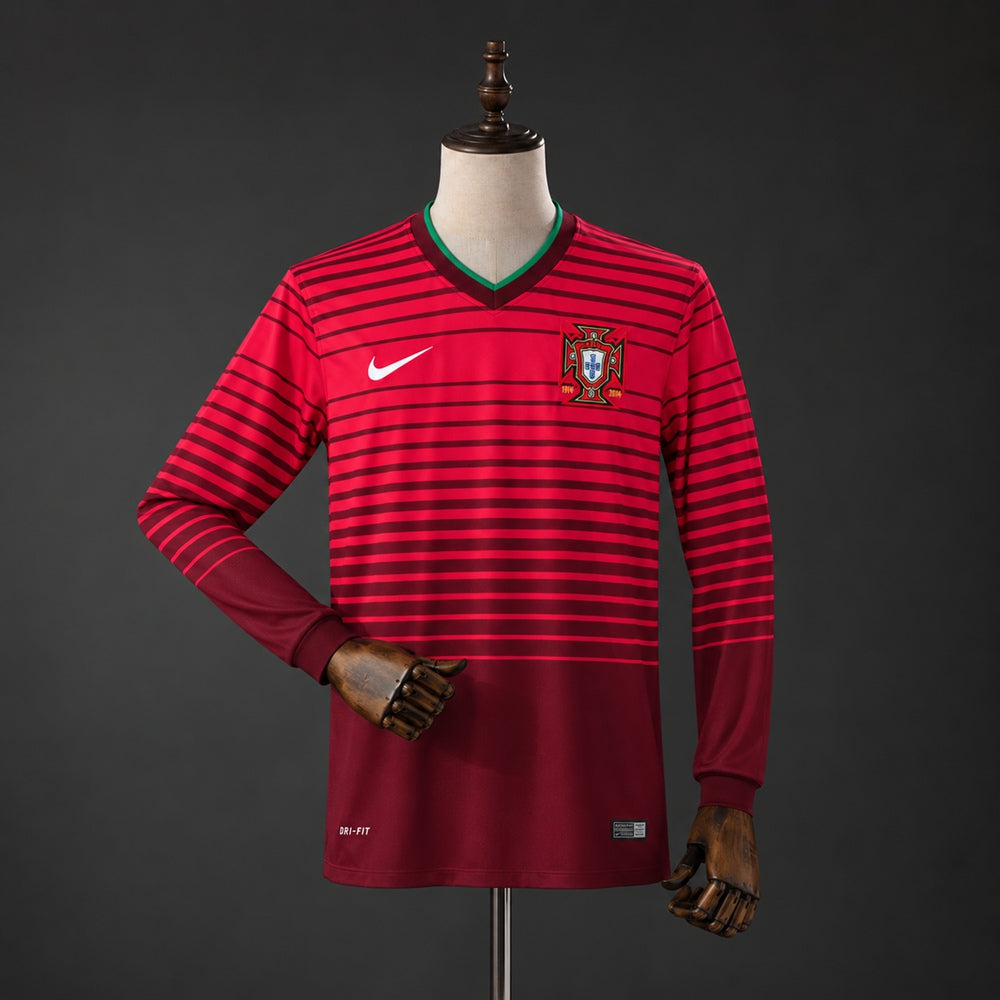 Camisola Portugal Principal 14/15 Retro - Manga Comprida