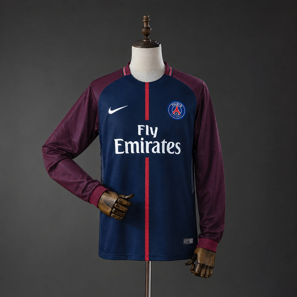 Camisola PSG Principal 17/18 Retro - Manga Comprida