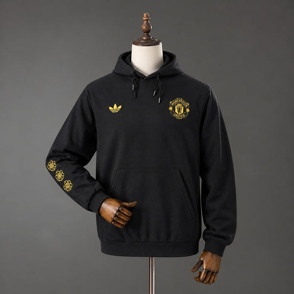 Sweatshirt com Capuz Manchester United 26/27 - Preta