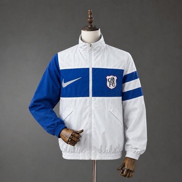 Casaco com Fecho Chelsea 26/27 - Branco e Azul