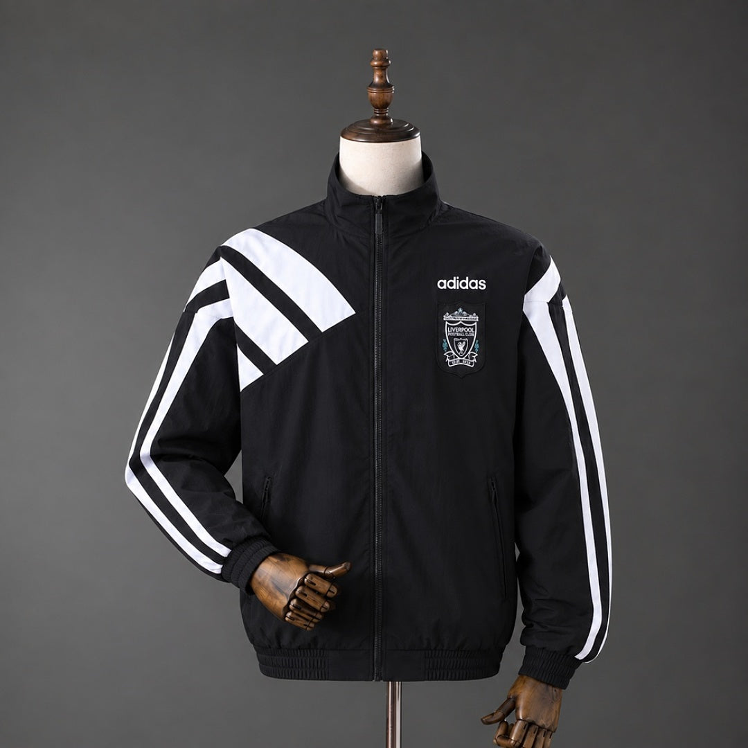Casaco com Fecho Liverpool 95/96 Retro - Preto