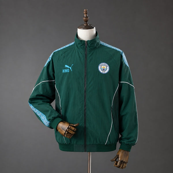 Casaco com Fecho Manchester City 25/26 - Verde-Escuro