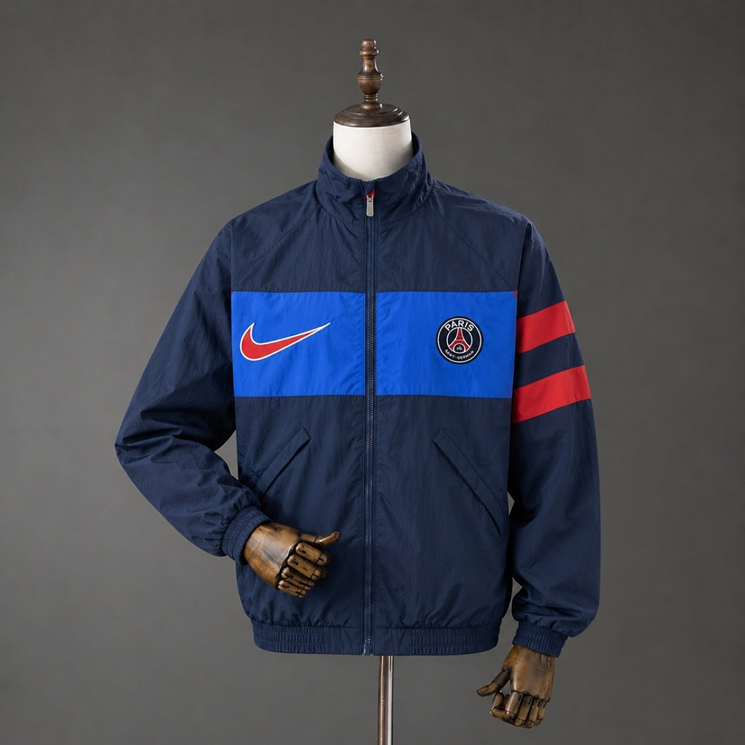 Casaco com Fecho PSG 96/98 Retro - Azul-Marinho