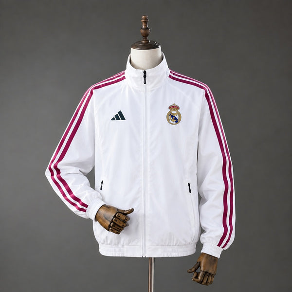 Casaco com Fecho Real Madrid 26/27 - Branco