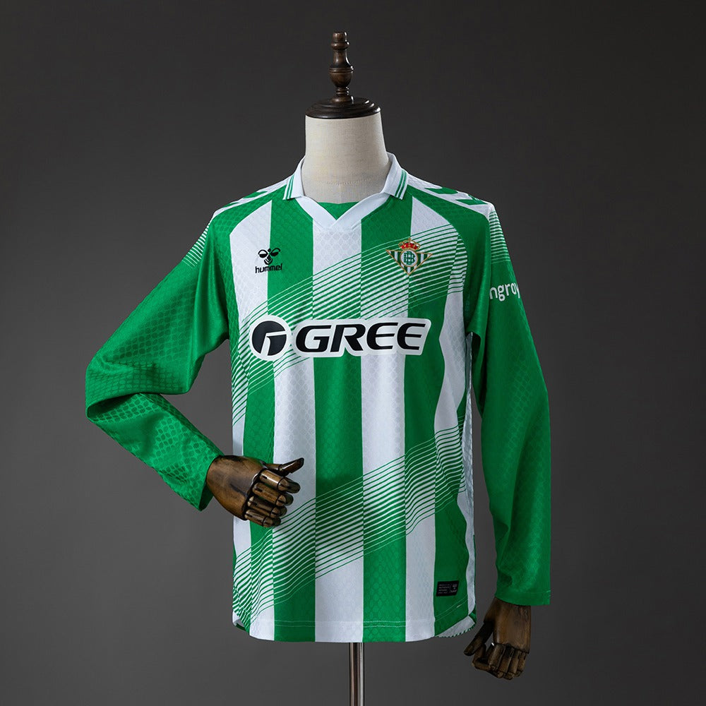 Camisola Real Betis Principal Edição Especial Liga dos Campeões 26/27 - Manga Comprida