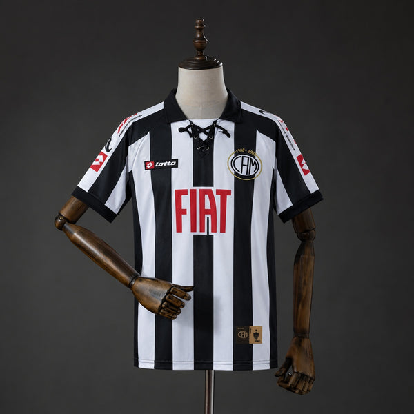 Camisola Atlético Mineiro Edição Especial Centenário Preta e Branca 08/09 Retro