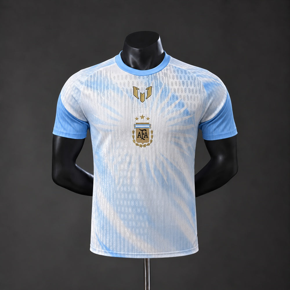 Camisola Argentina Edição Especial Branca - Mundial 2026 - Versão Jogador