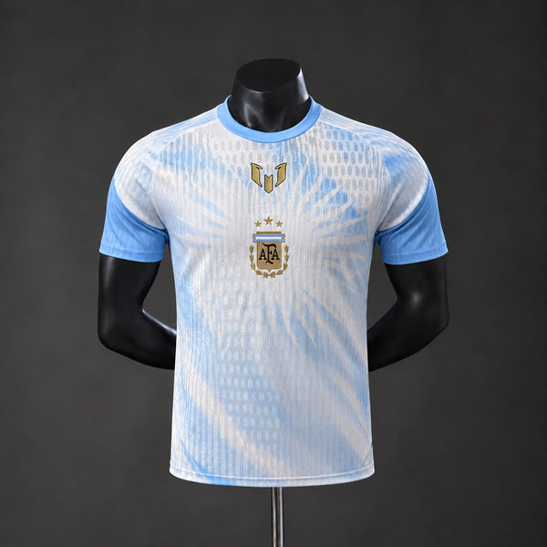 Camisola Argentina Edição Especial Branca - Mundial 2026 - Versão Jogador
