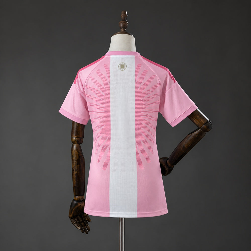 Camisola Argentina Edição Especial Rosa 26/27 - Mundial 2026 - Versão Feminina