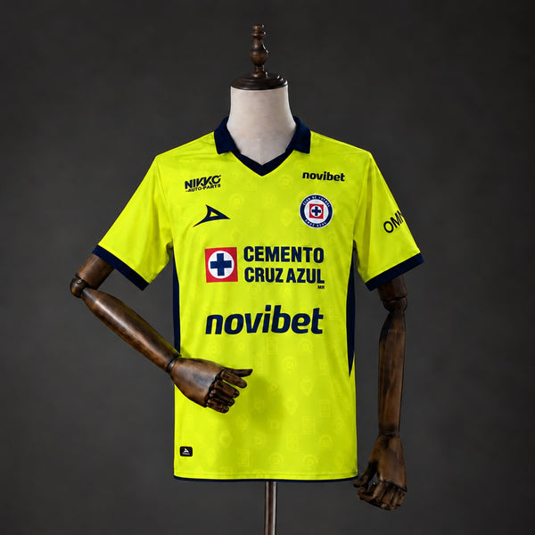 Camisola Cruz Azul Guarda-Redes Amarela e Verde 26/27