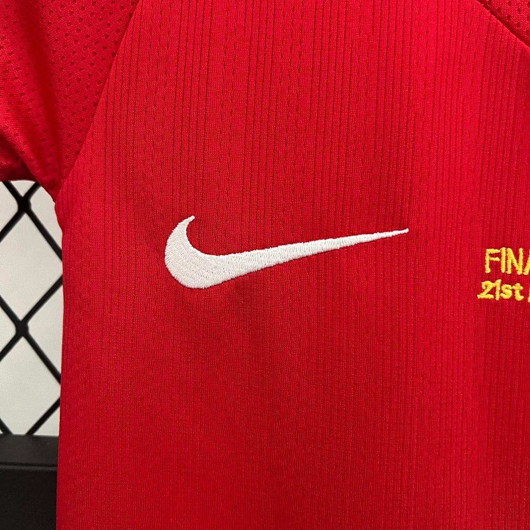 Kit Manchester United Principal Criança 07/08 (Champions)