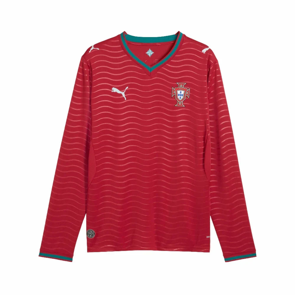 Camisola Portugal Principal 26/27 - Mundial 2026 - Manga Comprida