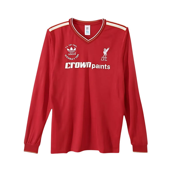Camisola Liverpool Principal Final da Taça de Inglaterra 86/87 - Manga Comprida