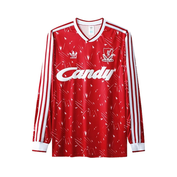 Camisola Liverpool Principal 89/90 - Manga Comprida