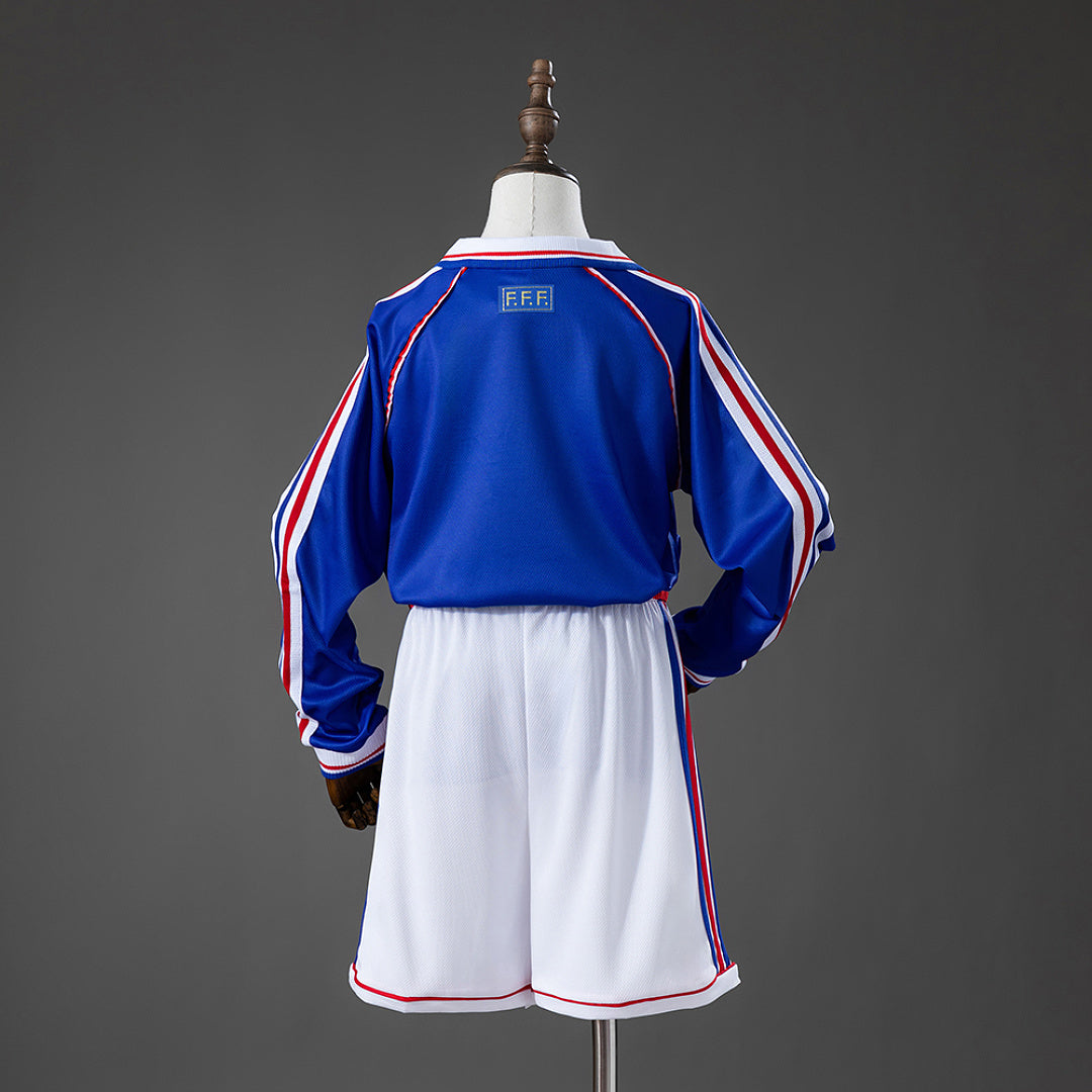 Kit França Principal Criança 1998 - Manga Comprida