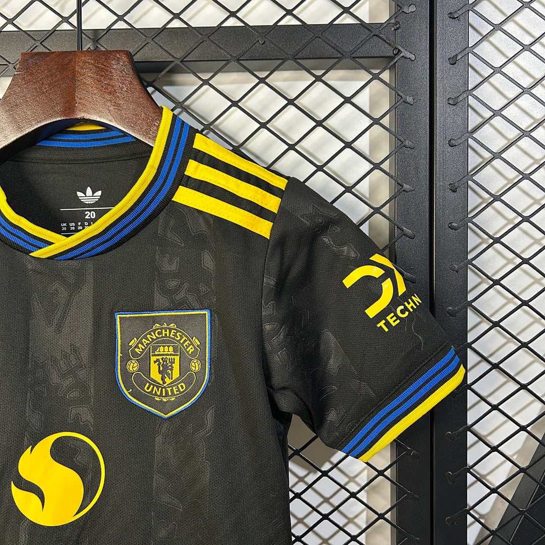 Kit Manchester United Terceira Criança 25/26