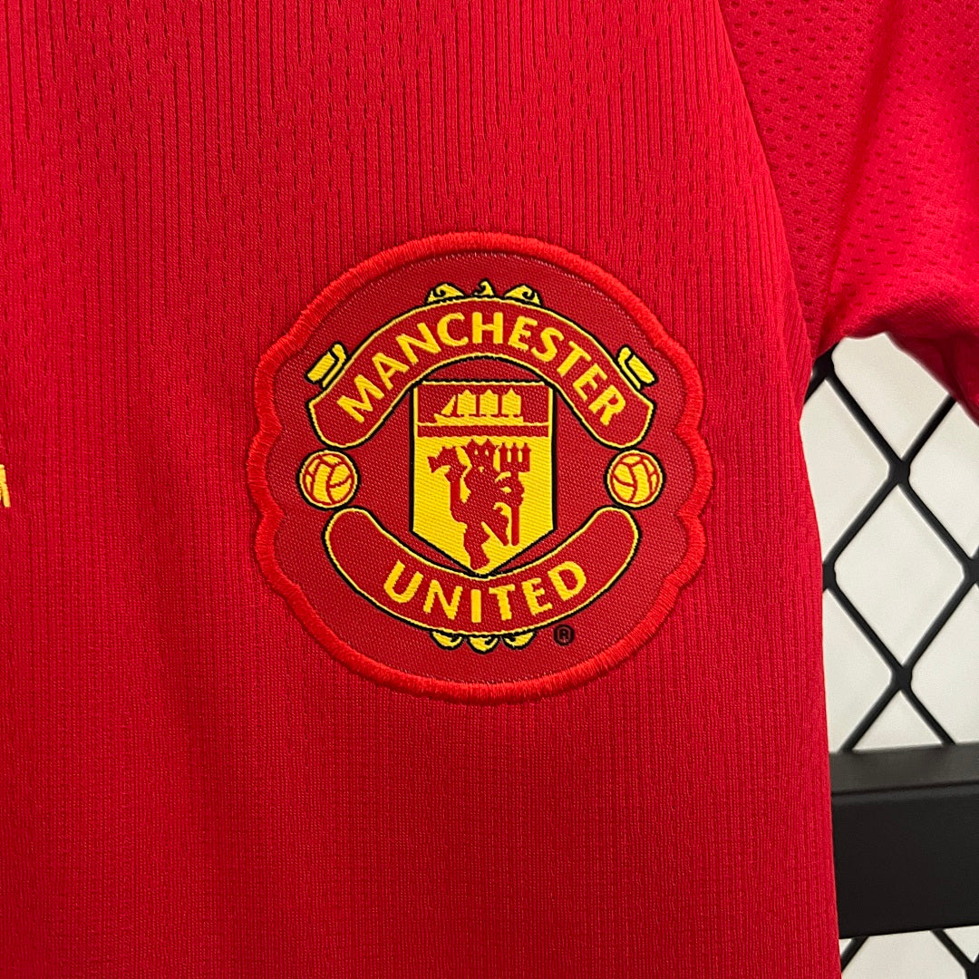 Kit Manchester United Principal Criança 07/08 (Champions)
