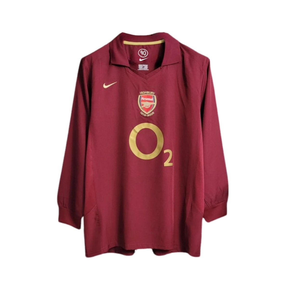 Camisola Arsenal Principal 05/06 - Manga Comprida