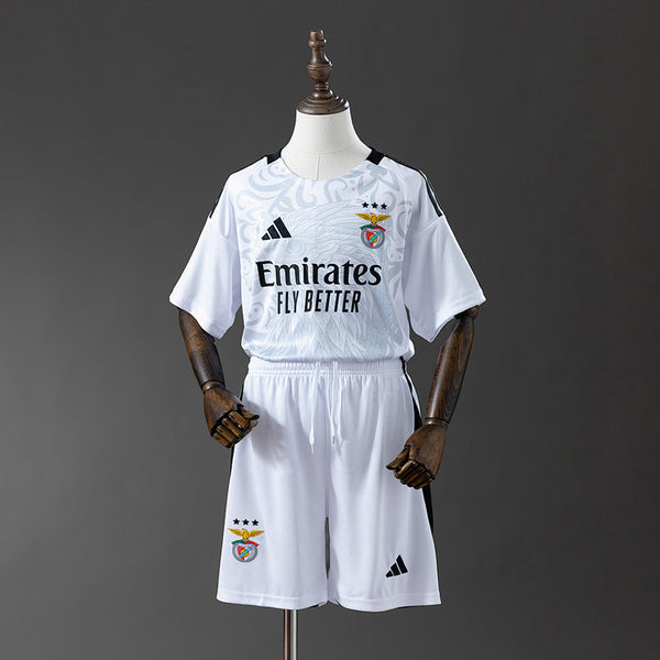 Kit Benfica Treino Branco Criança 25/26