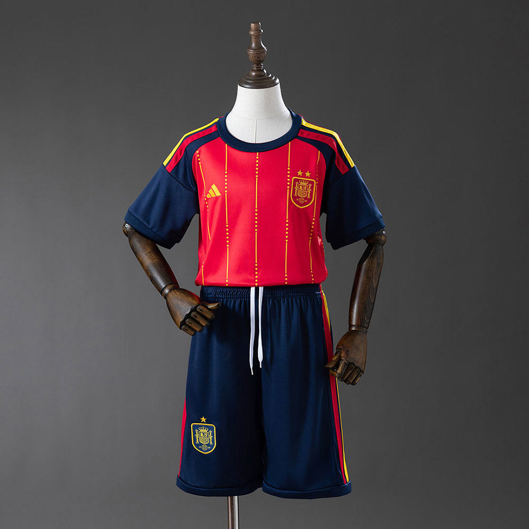 Kit Espanha Principal Edição Campeã Criança 2026