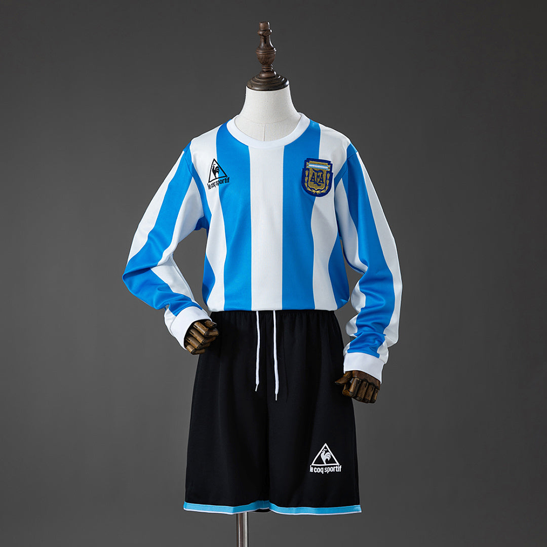 Kit Argentina Principal Criança 1998 - Manga Comprida
