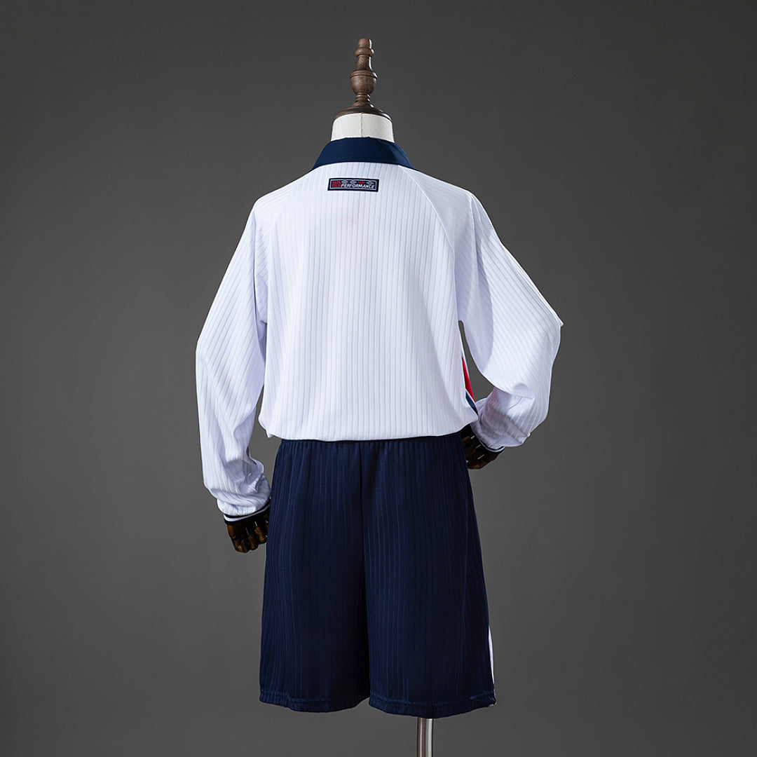 Kit Inglaterra Principal Criança 1998 - Manga Comprida