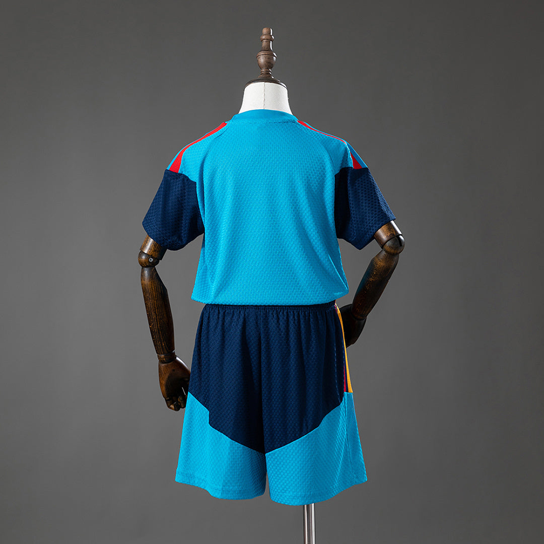 Kit Espanha Treino Azul Criança 2026
