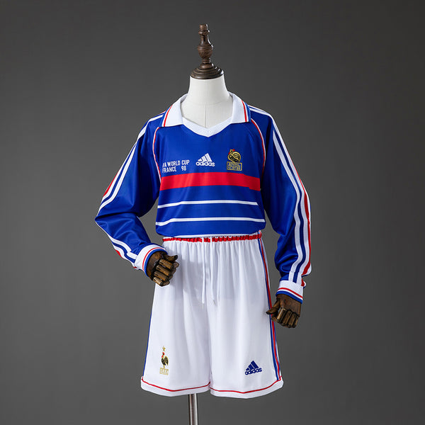 Kit França Principal Criança 1998 - Manga Comprida