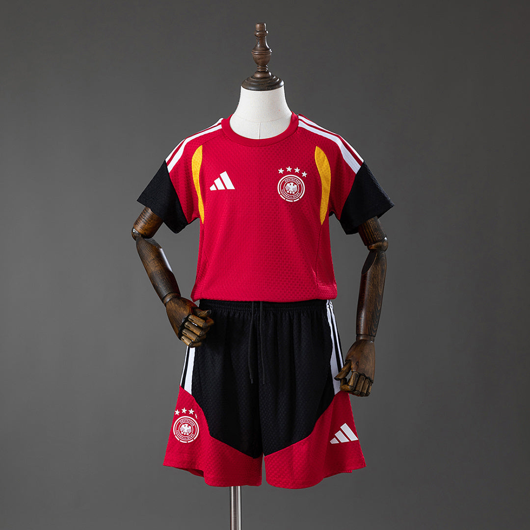 Kit Alemanha Treino Vermelho Criança 2026