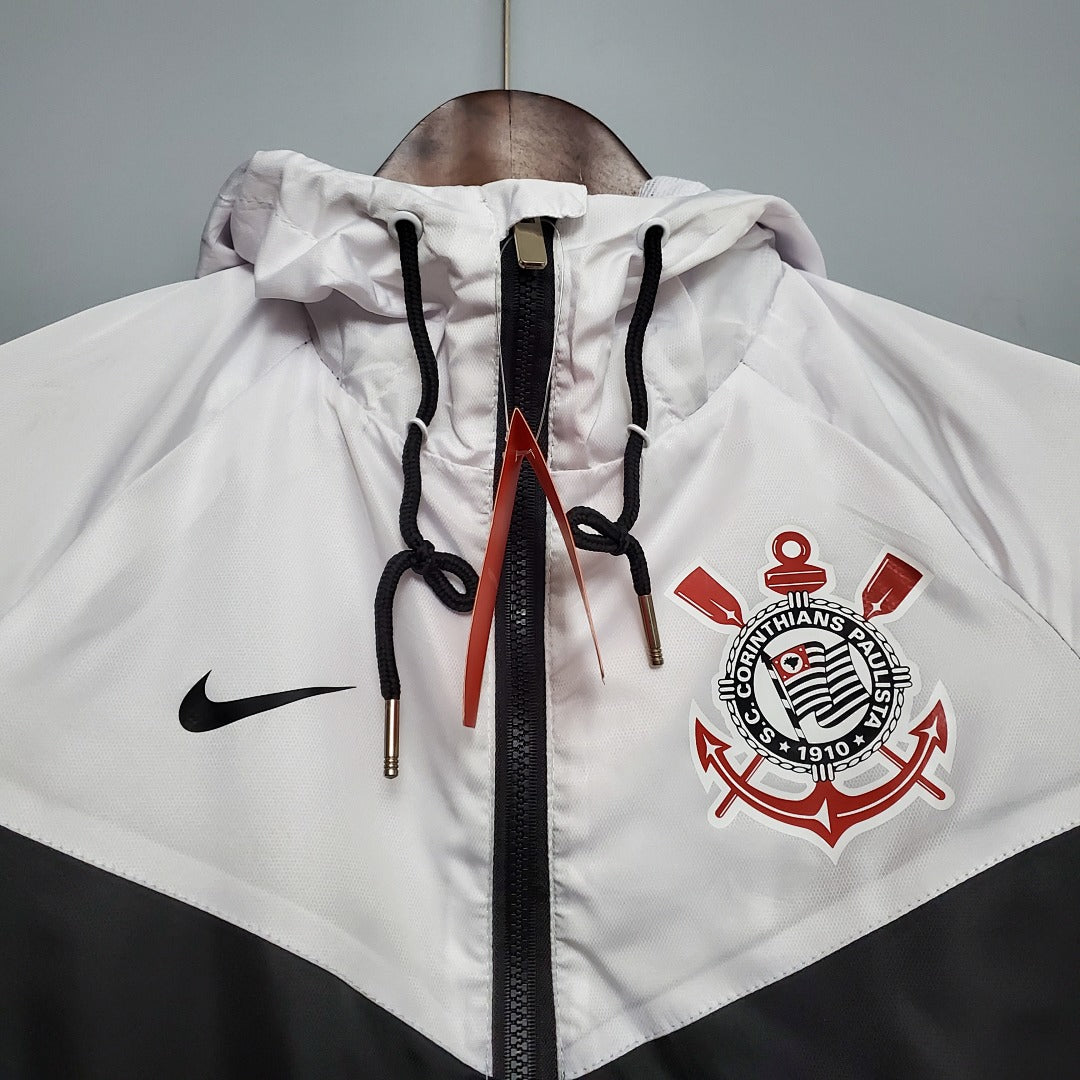 Corta-Vento Corinthians - Preto e Branco