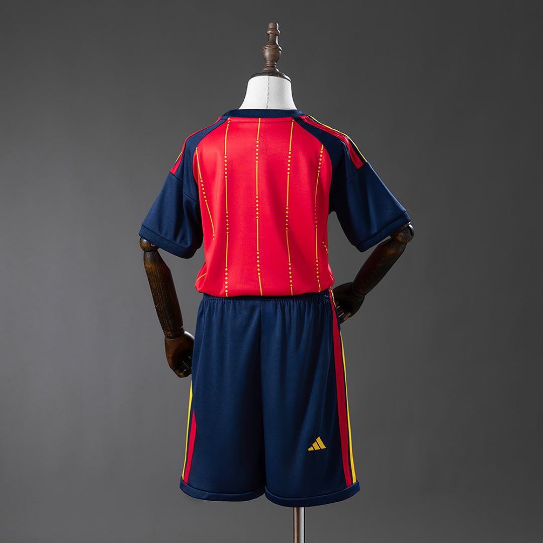 Kit Espanha Principal Edição Campeã Criança 2026