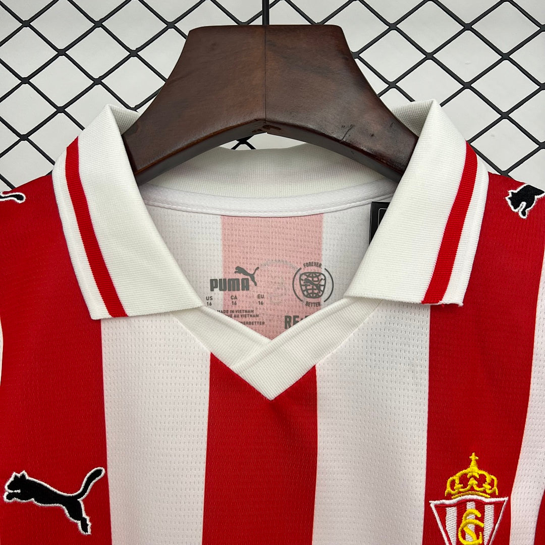 Kit Sporting de Gijón Principal Criança 25/26