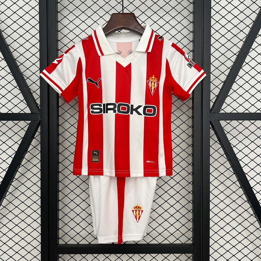 Kit Sporting de Gijón Principal Criança 25/26