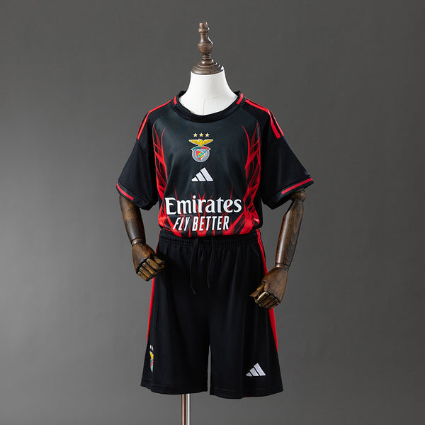 Kit Benfica Treino Preto Criança 25/26