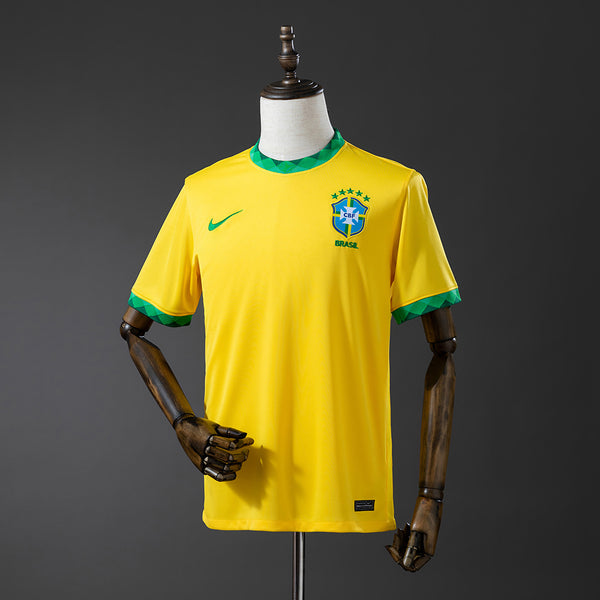 Camisola Brasil Principal 20/21 Retro (Modelo 2)