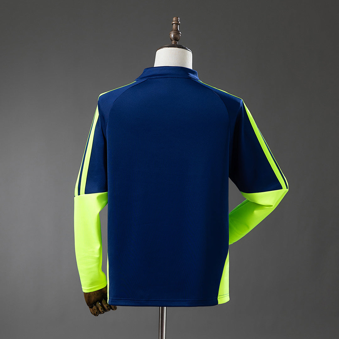 Camisola de Treino Escócia 2026 - Azul-Marinho e Verde Fluorescente