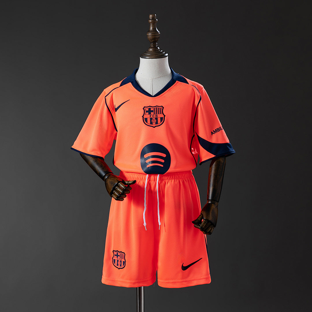 Kit Barcelona Terceira Criança 25/26