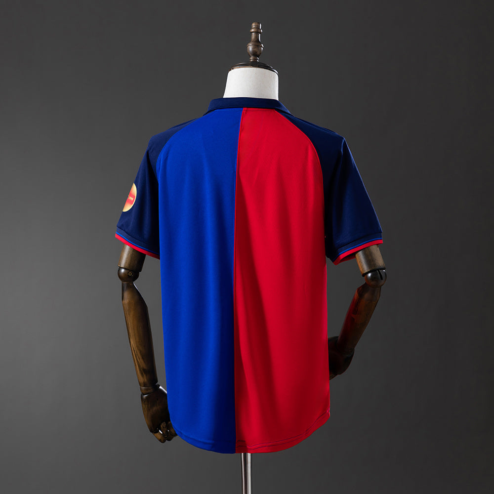 Camisola Barcelona Principal Edição Especial 100 Anos Retro
