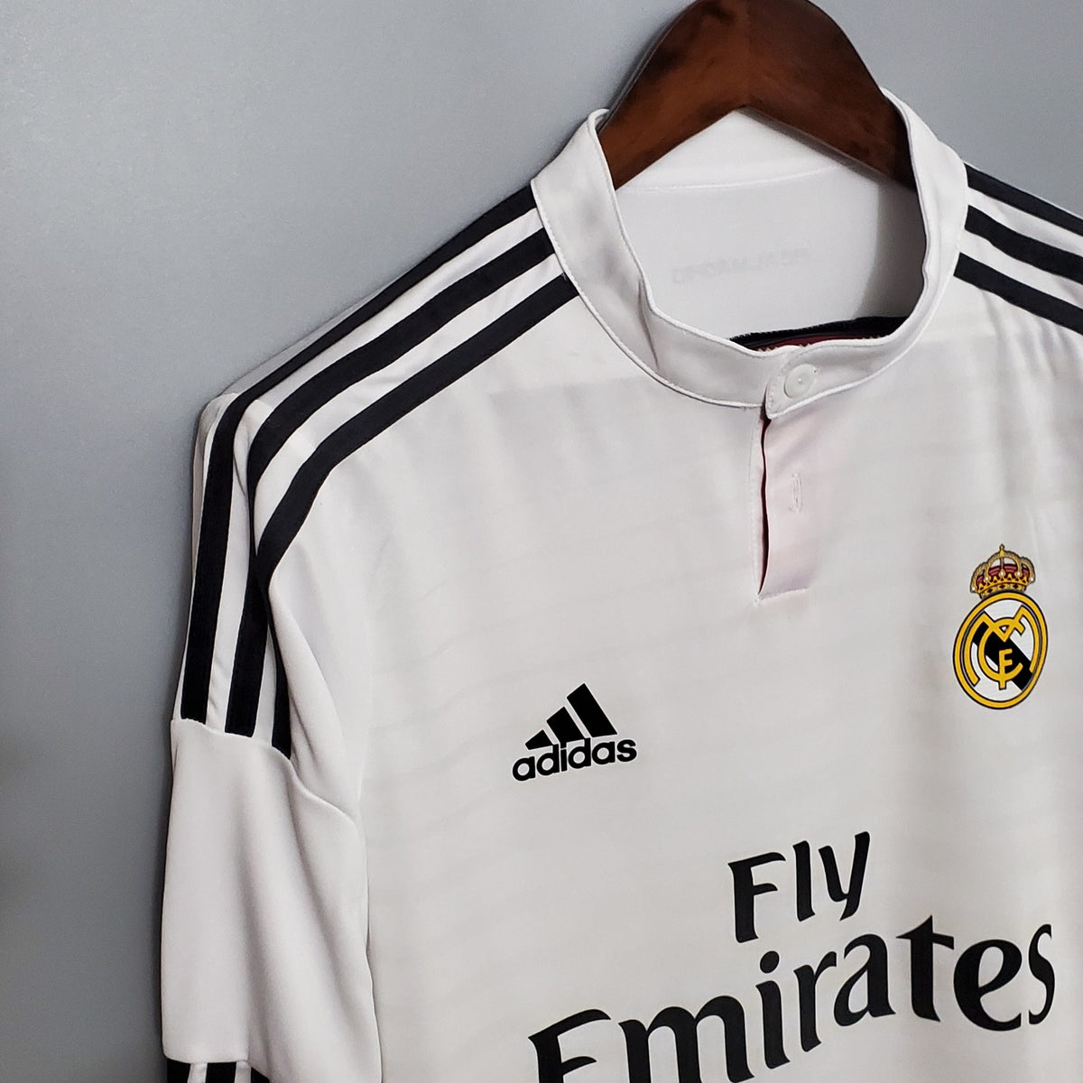 Camisola Real Madrid Principal 14/15 Retro - Manga Comprida
