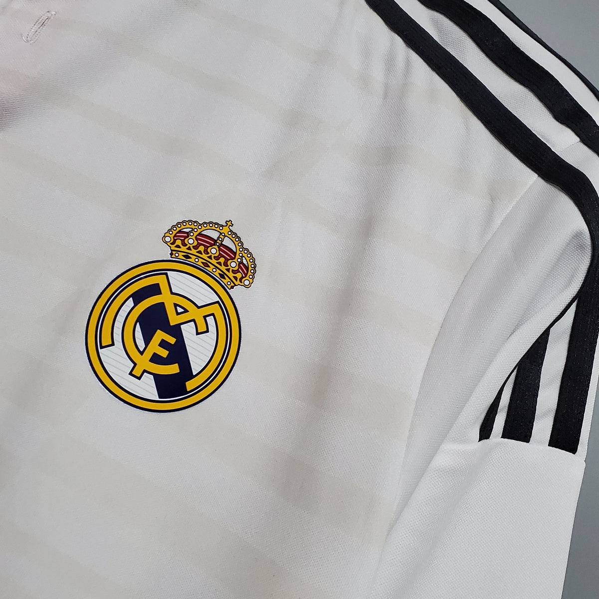 Camisola Real Madrid Principal 14/15 Retro - Manga Comprida