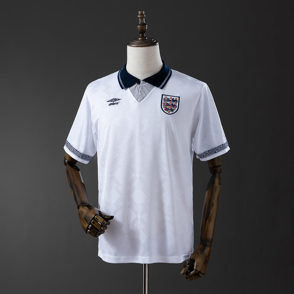Camisola Inglaterra Principal 90/91 Retro (Modelo 2)